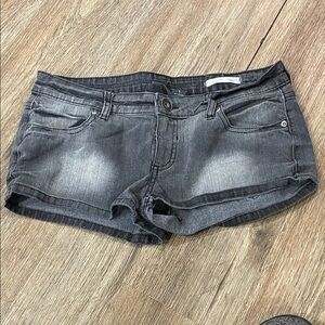 City Streets Charcoal Jean Shorts